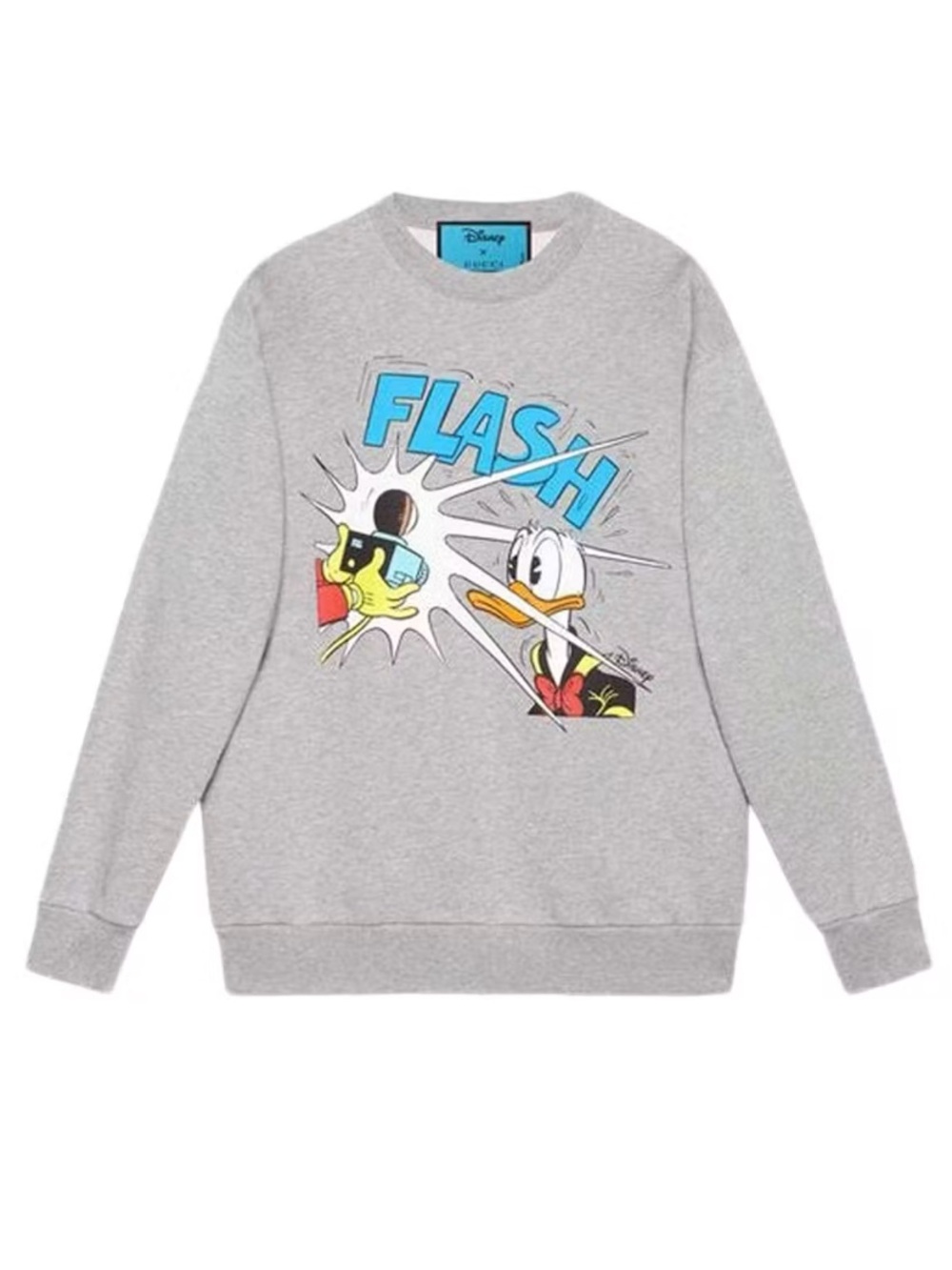 Gucci x Disney Donald Duck Sweatshirt Grey Melange Men’s Large